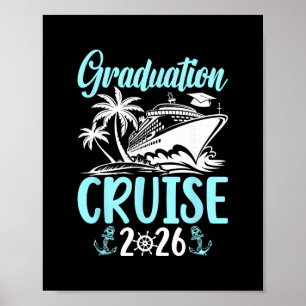 Affiche Croisière de fin d'études 2026 Voyage de finissant