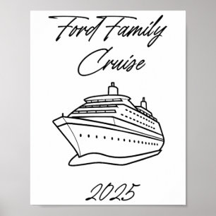 Affiche Croisière de la famille Ford 2025
