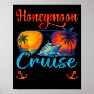 Affiche Croisière de lune de miel 2026 Illustration juste