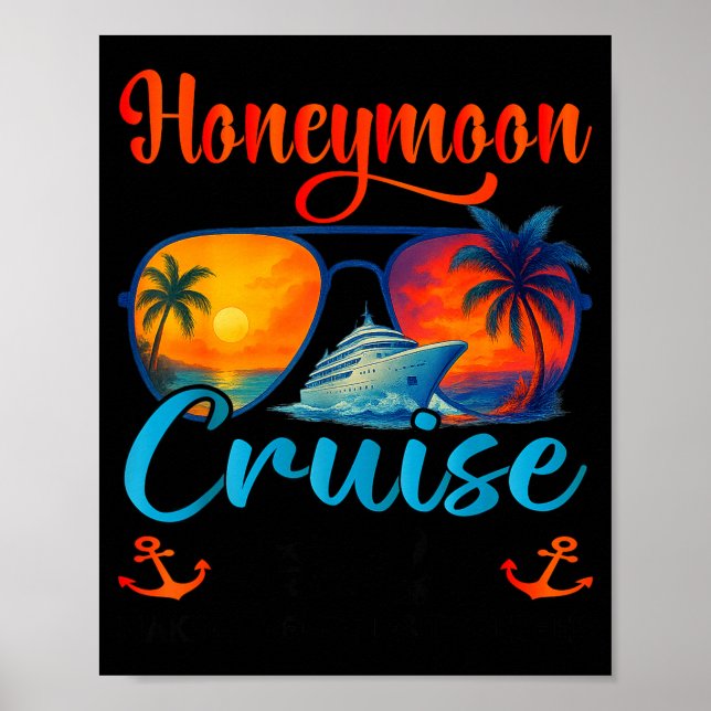 Affiche Croisière de lune de miel 2026 Illustration juste  (Devant)