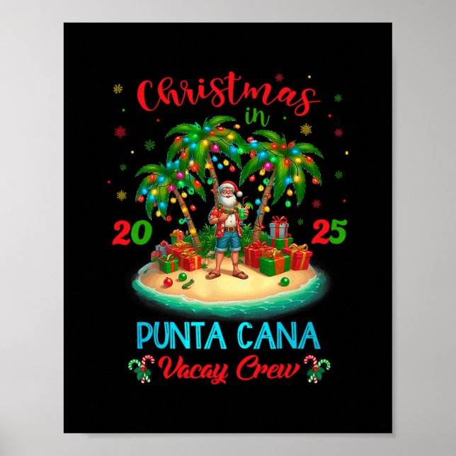 Affiche Croisière de Noël à Punta Cana en République domin (Devant)