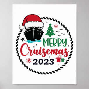 Affiche Croisière de Noël en famille 2023 Merry Cruisemas