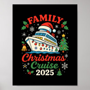 Affiche Croisière de Noël en famille 2025 tenue d'hiver as