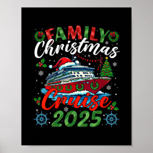 Affiche Croisière de Noël en famille 2025 Xmas Hommes Femm