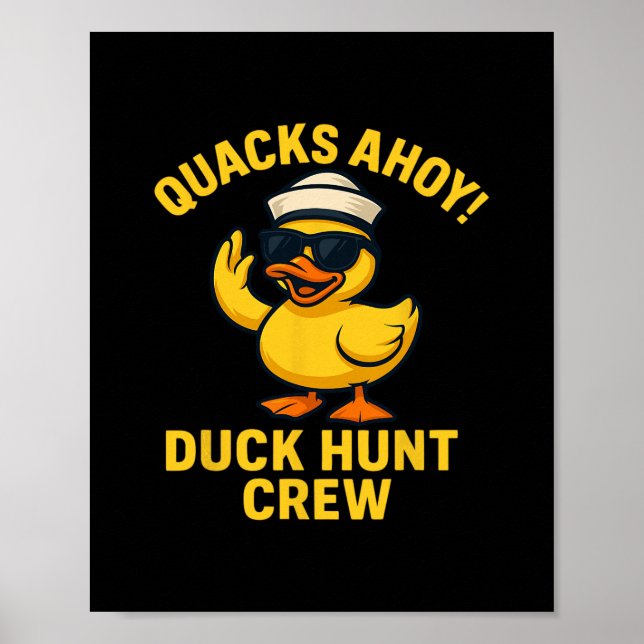 Affiche Croisière de recherche de canard en caoutchouc de  (Devant)