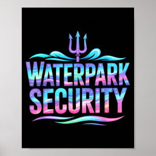 Affiche Croisière de sécurité mignonne au parc aquatique v