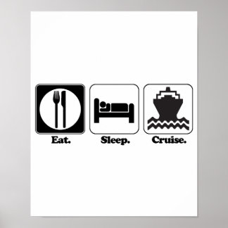 Affiche croisière de sommeil