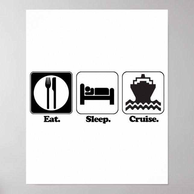 Affiche croisière de sommeil (Devant)
