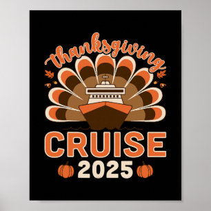 Affiche Croisière de Thanksgiving 2025 - Croisière de vaca