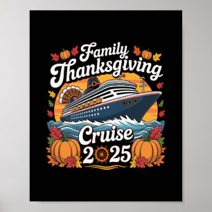 Affiche Croisière de Thanksgiving en famille 2025 Voyage N