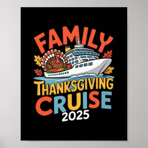 Affiche Croisière de Thanksgiving en famille 2025 Voyage N