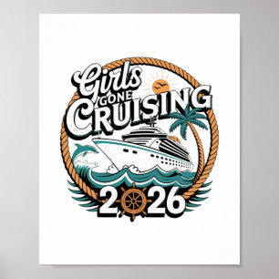 Affiche Croisière de vacances 2026 pour filles en croisièr