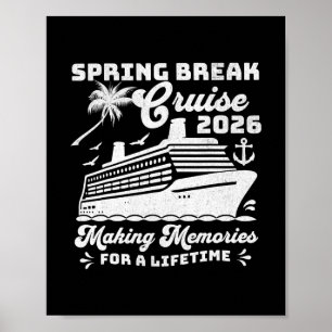 Affiche Croisière de vacances de printemps 2026 pour group