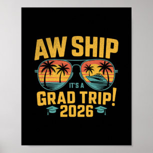 Affiche Croisière de voyage de fin d'études 2026 Navire Se