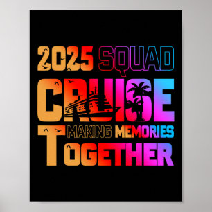 Affiche Croisière d'équipe 2025 Créer des souvenirs ensemb