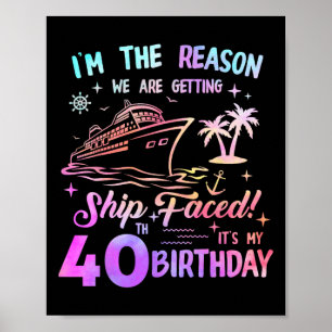 Affiche Croisière des 40 ans du navire