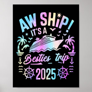 Affiche Croisière des meilleures amies 2025 Meilleures ami