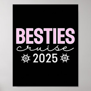 Affiche Croisière des meilleures amies 2025 Réunion de bat
