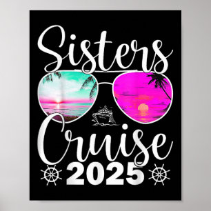 Affiche Croisière des Sœurs 2025 Voyage de vacances en cro
