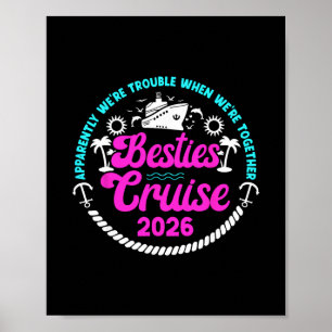 Affiche Croisière drôle des meilleurs potes 2026 Vacances