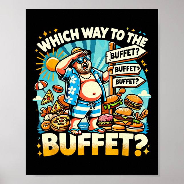 Affiche Croisière drôle, quel chemin vers le buffet Amoure (Devant)