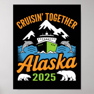 Affiche Croisière en Alaska 2025 En croisière ensemble Vac