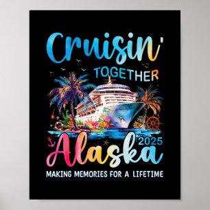 Affiche Croisière en Alaska 2025 Vacances de croisière en