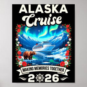 Affiche Croisière en Alaska 2026 pour la famille et les am