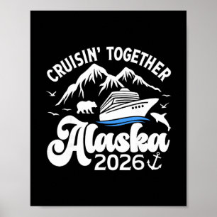 Affiche Croisière en Alaska ensemble 2026 Voyage de croisi