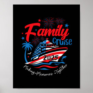 Affiche Croisière en famille 2025 4 juillet Patriotique Am