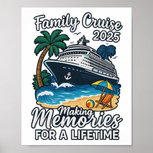 Affiche Croisière en famille 2025 Créer des souvenirs pour