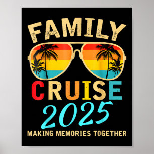 Affiche Croisière en famille 2025 Plage Correspondant vaca