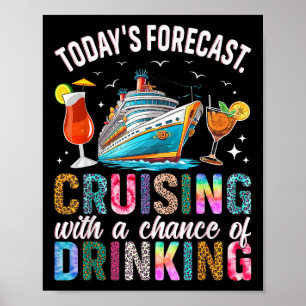 Affiche Croisière en famille 2025 T-shirt coordonné pour f
