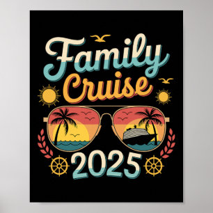 Affiche Croisière en famille 2025 Vacances assorties 2025 