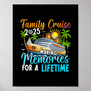 Affiche Croisière en famille 2025 Vacances de croisière en