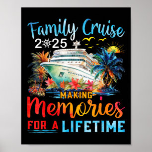 Affiche Croisière en famille 2025 Vacances d'été en famill