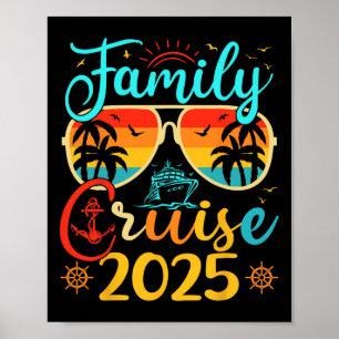 Affiche Croisière en famille 2025 Vacances d'été en famill
