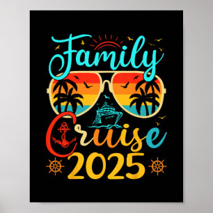 Affiche Croisière en famille 2025 Vacances d'été en famill