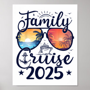 Affiche Croisière en famille 2025 Vacances d'été en famill