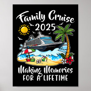 Affiche Croisière en famille 2025 Vacances Réunion en fami