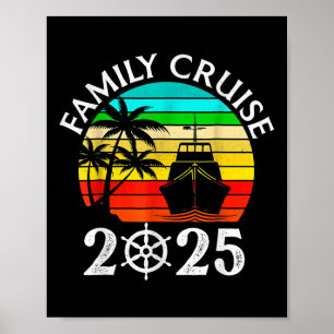 Affiche Croisière en famille 2025 Voyage de croisière fami