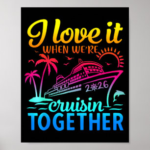 Affiche Croisière en famille 2026 Amour quand on croise en