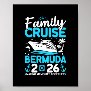 Affiche Croisière en famille 2026 Bermudes Création de sou