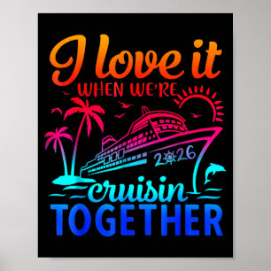 Affiche Croisière en famille 2026 J'adore quand on croise 