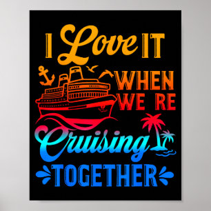 Affiche Croisière en famille 2026 J'adore quand on croise 