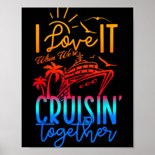 Affiche Croisière en famille 2026 J'adore quand on fait un