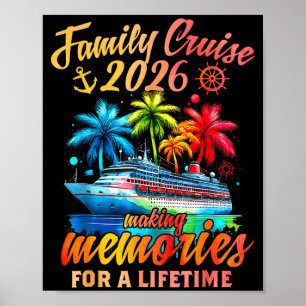 Affiche Croisière en famille 2026 Vacances de croisière en