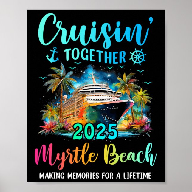 Affiche Croisière en famille à Myrtle Beach 2025  (Devant)