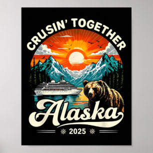 Affiche Croisière en famille Alaska 2025 Voyage en famille