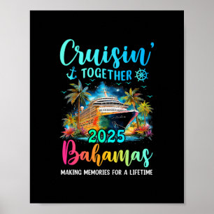 Affiche Croisière en famille aux Bahamas 2025 Vacances en